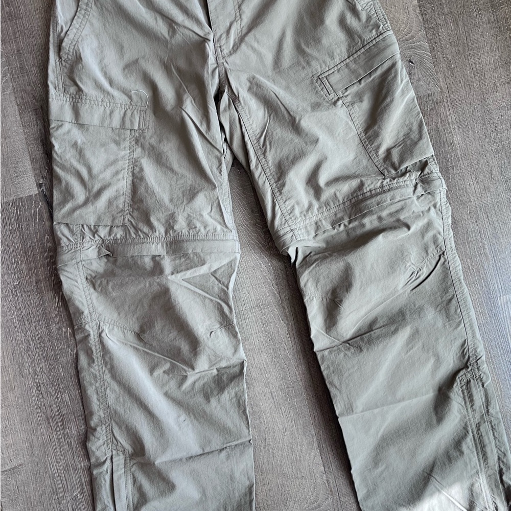 REI Men's Convertible Hiking Pants in Light Olive